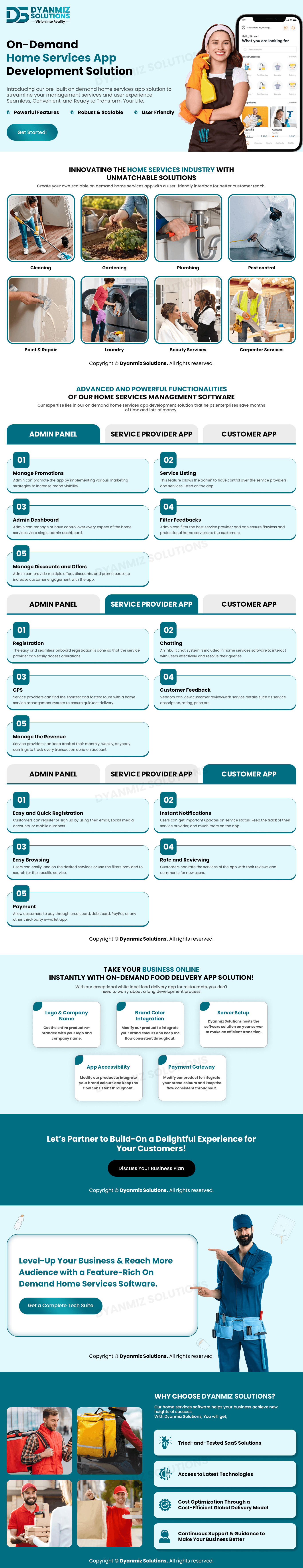 Home Services App Development