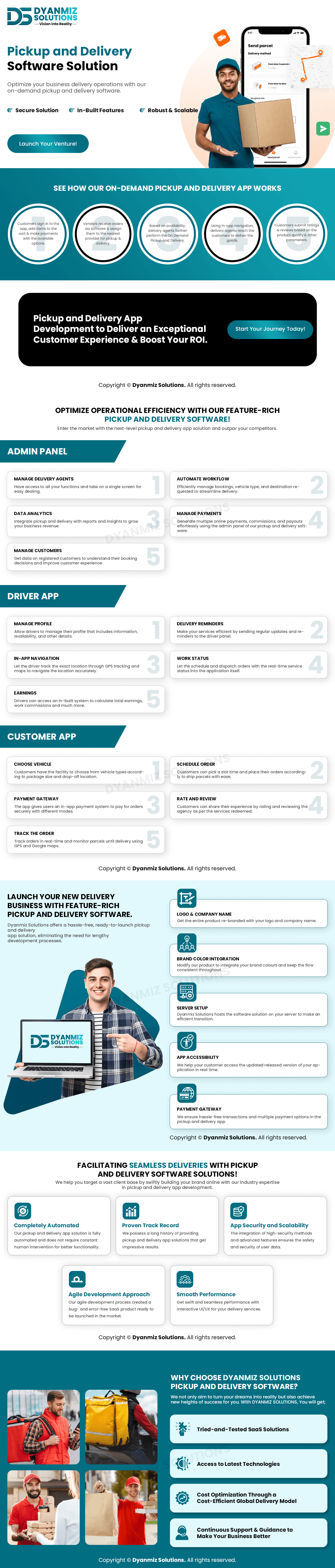 Pickup And<br>Delivery Software